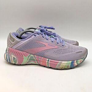 Brooks Adrenaline GTS 22 Unity Together Sneakers Womens 8 Lavender Running Shoes